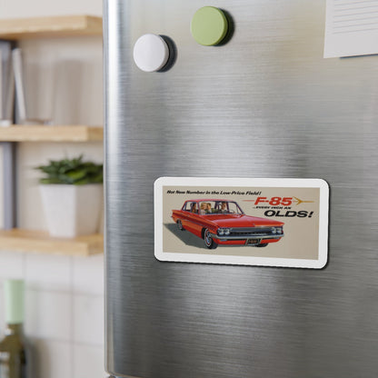 Oldsmobile F-85 advertisement (Magazine Illustration) Refrigerator Magnet-The Sticker Space