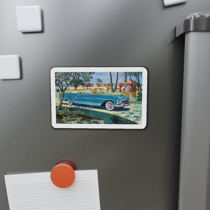 Oldsmobile Starfire, Esquire magazine, 1954 (Magazine Illustration) Refrigerator Magnet-The Sticker Space