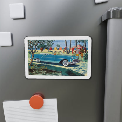 Oldsmobile Starfire, Esquire magazine, 1954 (Magazine Illustration) Refrigerator Magnet-The Sticker Space