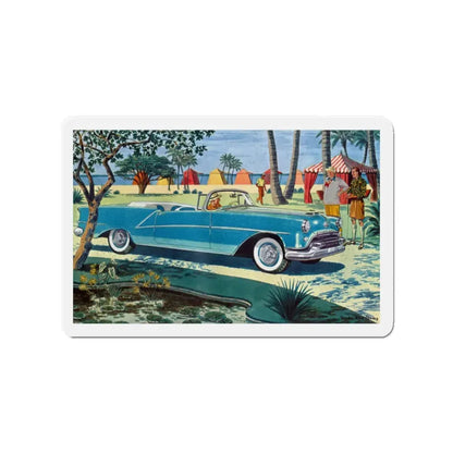 Oldsmobile Starfire, Esquire magazine, 1954 (Magazine Illustration) Refrigerator Magnet - The Sticker Space
