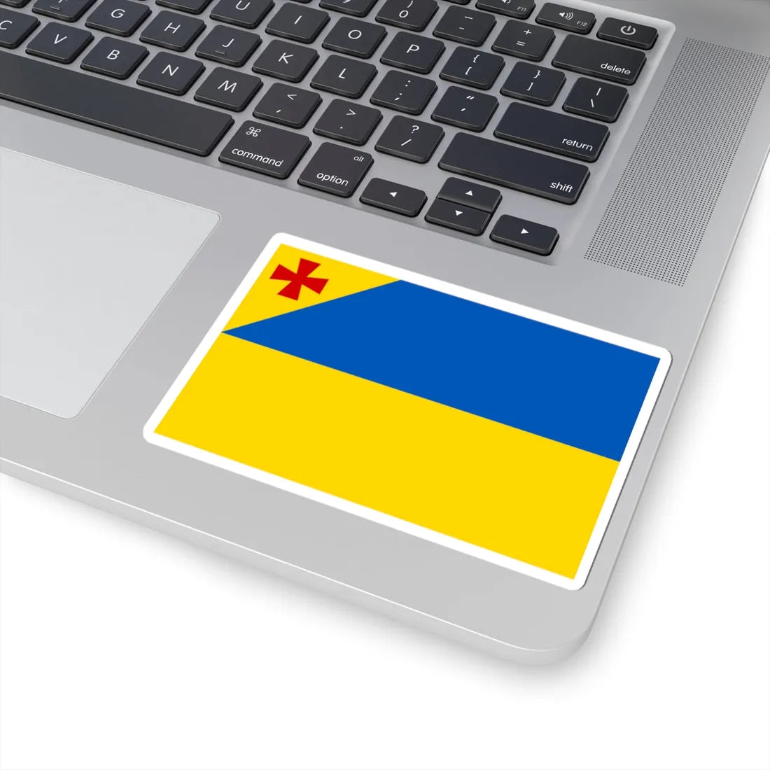 Oleksandriia Raion flag (Ukraine) STICKER Vinyl Kiss-Cut Decal - The Sticker Space