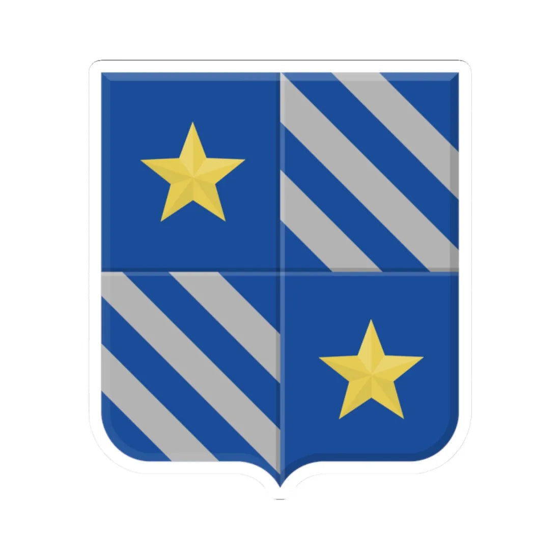 Olen wapen1 (Belgium) (Coat of Arms) STICKER Vinyl Kiss-Cut Decal 2 Inch White - The Sticker Space