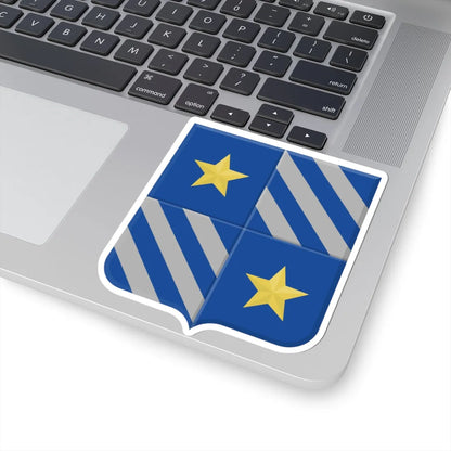 Olen wapen1 (Belgium) (Coat of Arms) STICKER Vinyl Kiss-Cut Decal - The Sticker Space