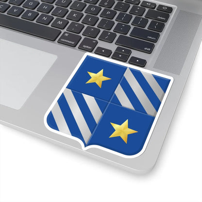 Olen wapen2 (Belgium) (Coat of Arms) STICKER Vinyl Kiss-Cut Decal - The Sticker Space