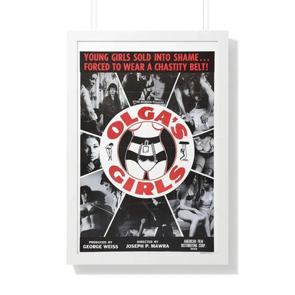 OLGA'S GIRLS 1964 - Framed Movie Poster - The Sticker Space