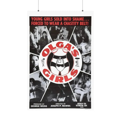 OLGA'S GIRLS 1964 - Paper Movie Poster 36" x 54" Matte - The Sticker Space