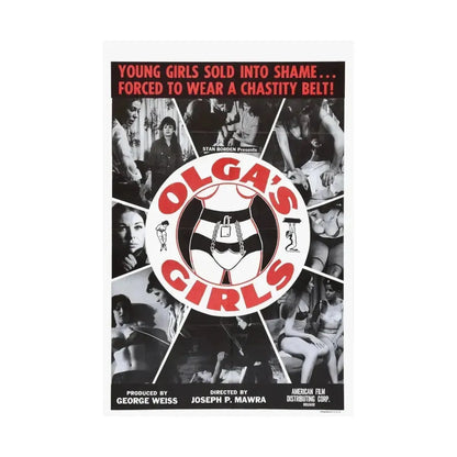 OLGA'S GIRLS 1964 - Paper Movie Poster - The Sticker Space