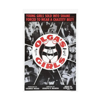 OLGA'S GIRLS 1964 - Paper Movie Poster - The Sticker Space