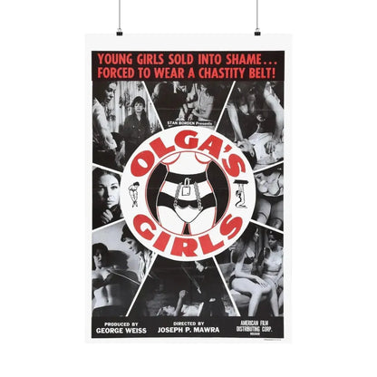 OLGA'S GIRLS 1964 - Paper Movie Poster - The Sticker Space