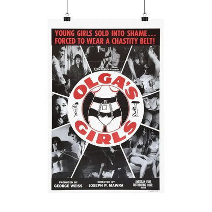 OLGA'S GIRLS 1964 - Paper Movie Poster - The Sticker Space