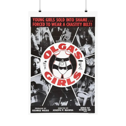 OLGA'S GIRLS 1964 - Paper Movie Poster - The Sticker Space