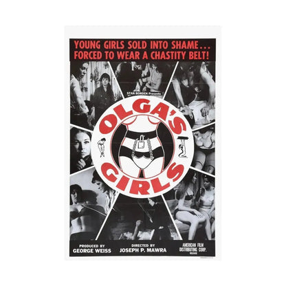 OLGA'S GIRLS 1964 - Paper Movie Poster - The Sticker Space