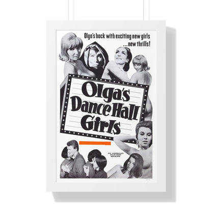 OLGA'S DANCE HALL GIRLS 1969 - Framed Movie Poster-16″ x 24″-The Sticker Space