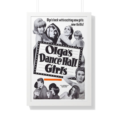 OLGA'S DANCE HALL GIRLS 1969 - Framed Movie Poster-20" x 30"-The Sticker Space