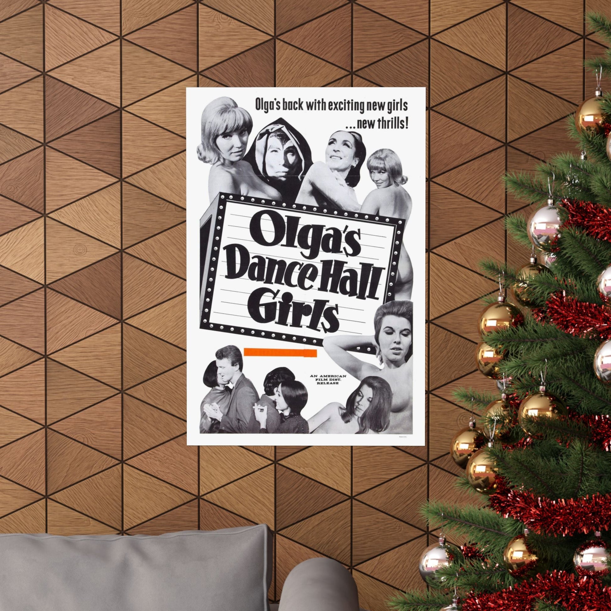 OLGA'S DANCE HALL GIRLS 1969 - Paper Movie Poster-The Sticker Space