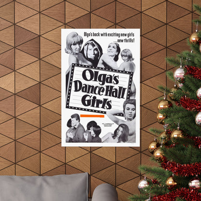 OLGA'S DANCE HALL GIRLS 1969 - Paper Movie Poster-The Sticker Space