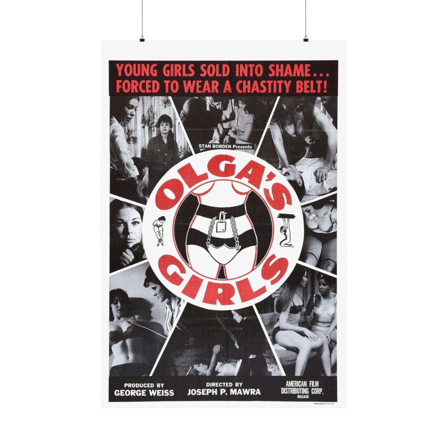 OLGA'S GIRLS 1964 - Paper Movie Poster-36" x 54"-The Sticker Space