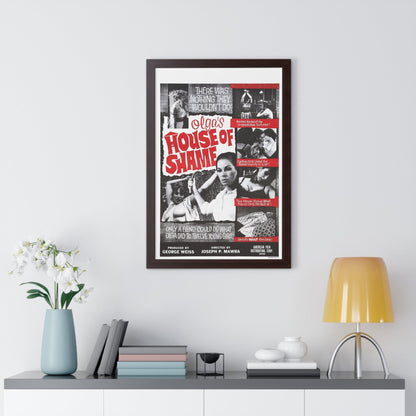 OLGA'S HOUSE OF SHAME 1964 - Framed Movie Poster-The Sticker Space