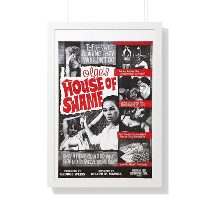 OLGA'S HOUSE OF SHAME 1964 - Framed Movie Poster-20" x 30"-The Sticker Space