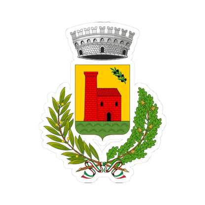 Olivadi-Stemma (Italy) (Coat of Arms) STICKER Vinyl Kiss-Cut Decal 3 Inch White - The Sticker Space