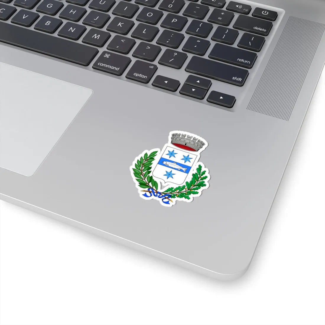 Olivetta San Michele-Stemma (Italy) (Coat of Arms) STICKER Vinyl Kiss-Cut Decal - The Sticker Space