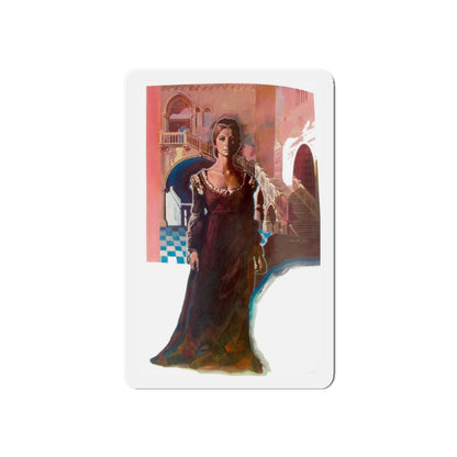 Olivia. William Shakespeare - Twelfth Night (Pan Books, 1972) (Magazine Illustration) Refrigerator Magnet-6 × 6"-The Sticker Space