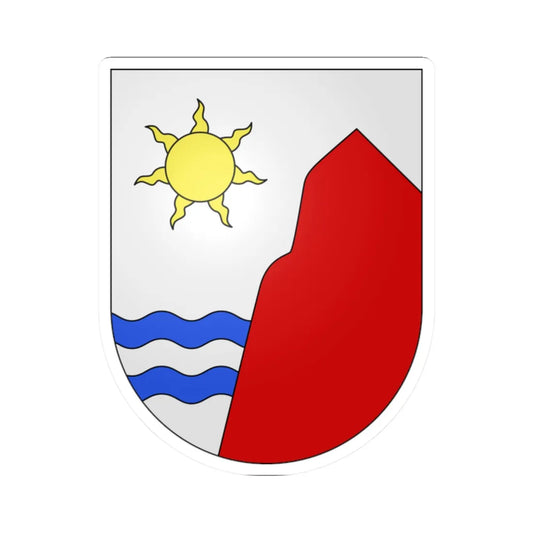Olivone-coat of arms (Switzerland) (Coat of Arms) STICKER Vinyl Kiss-Cut Decal 2 Inch White - The Sticker Space