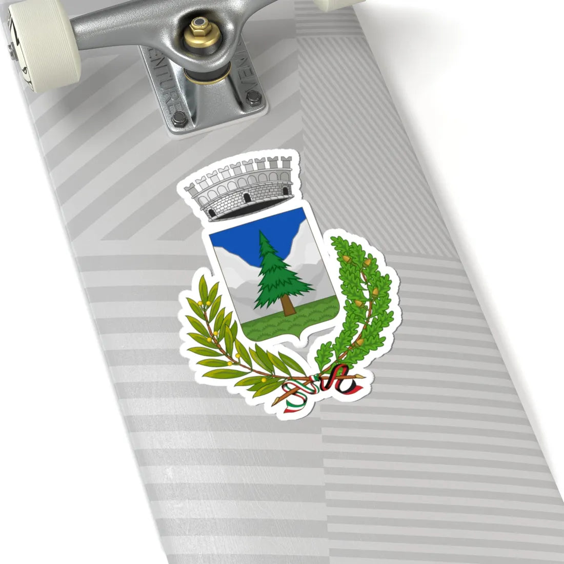 Ollomont-Stemma (Italy) (Coat of Arms) STICKER Vinyl Kiss-Cut Decal - The Sticker Space