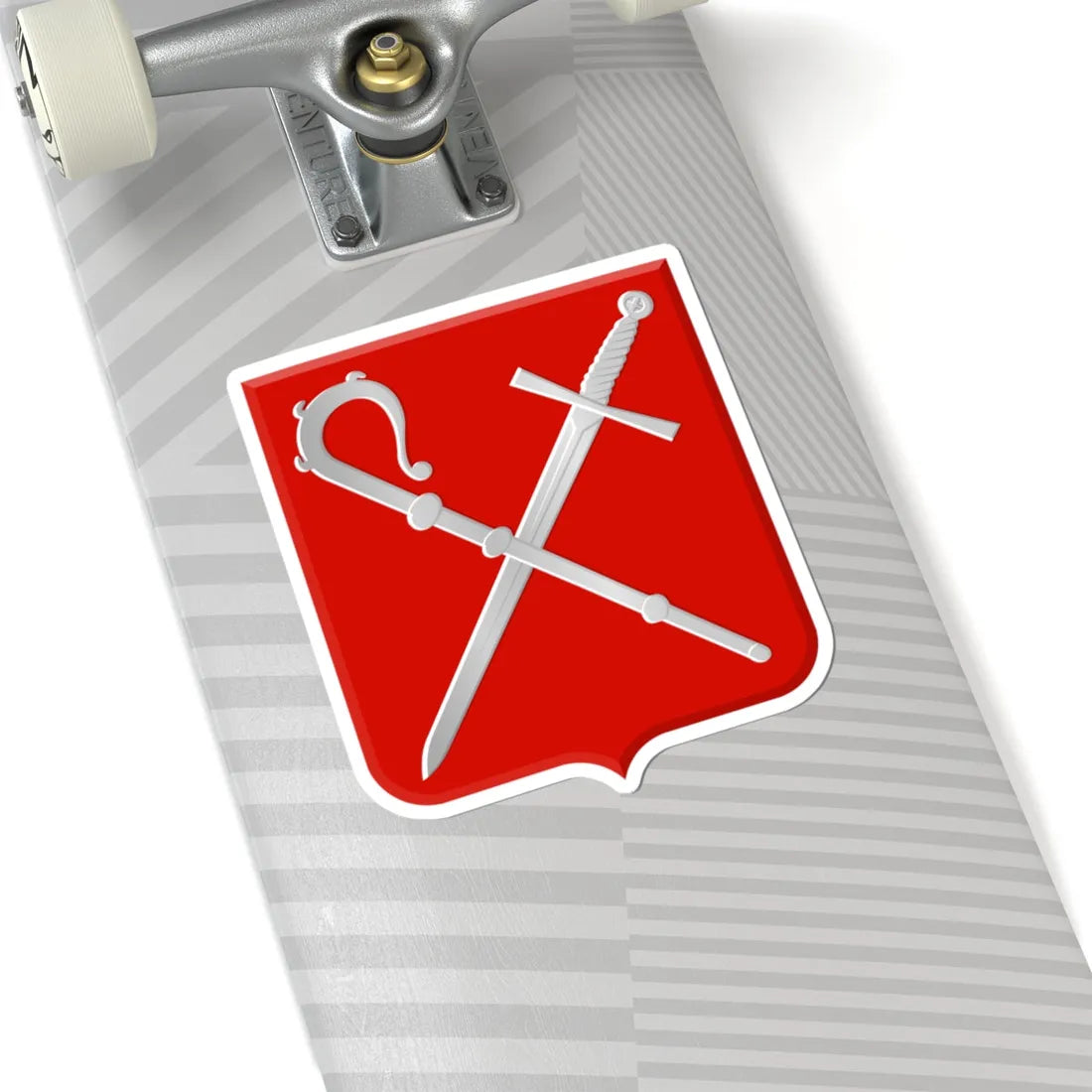 Olne wapen (Belgium) (Coat of Arms) STICKER Vinyl Kiss-Cut Decal - The Sticker Space