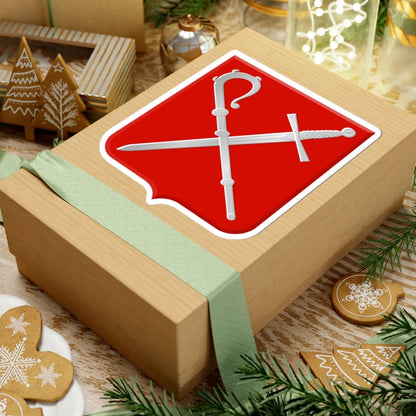 Olne wapen (Belgium) (Coat of Arms) STICKER Vinyl Kiss-Cut Decal - The Sticker Space