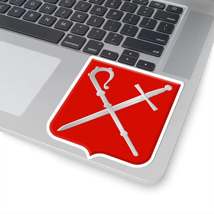 Olne wapen (Belgium) (Coat of Arms) STICKER Vinyl Kiss-Cut Decal - The Sticker Space