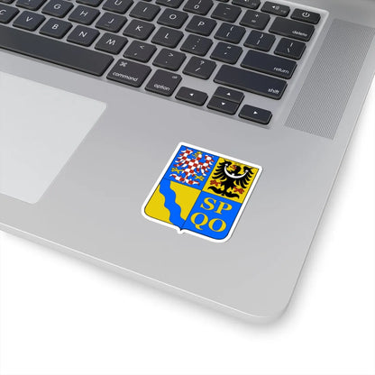 Olomouc Region CoA CZ (Czech Republic) (Coat of Arms) STICKER Vinyl Kiss-Cut Decal - The Sticker Space