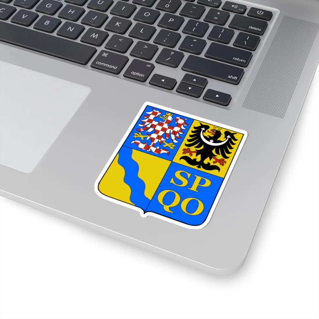 Olomouc Region CoA CZ (Czech Republic) (Coat of Arms) STICKER Vinyl Kiss-Cut Decal - The Sticker Space