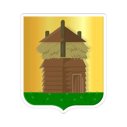 Olst wapen (Netherlands) (Coat of Arms) STICKER Vinyl Kiss-Cut Decal 6 Inch White - The Sticker Space