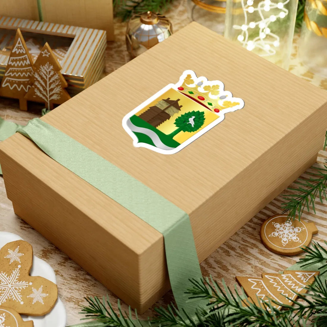 Olst-Wijhe wapen (Netherlands) (Coat of Arms) STICKER Vinyl Kiss-Cut Decal - The Sticker Space