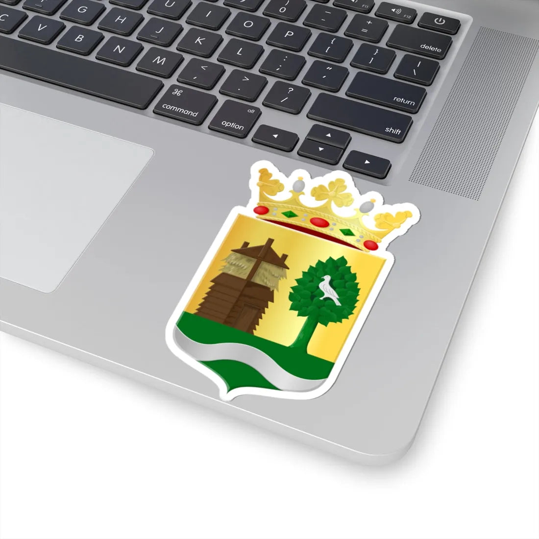 Olst-Wijhe wapen (Netherlands) (Coat of Arms) STICKER Vinyl Kiss-Cut Decal - The Sticker Space
