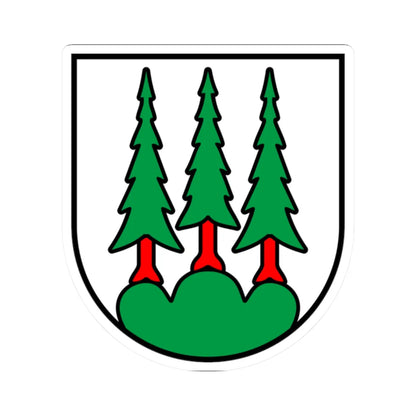 Olten-blason (Switzerland) (Coat of Arms) STICKER Vinyl Kiss-Cut Decal 2 Inch White - The Sticker Space