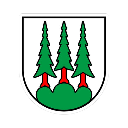 Olten-blason (Switzerland) (Coat of Arms) STICKER Vinyl Kiss-Cut Decal 3 Inch White - The Sticker Space