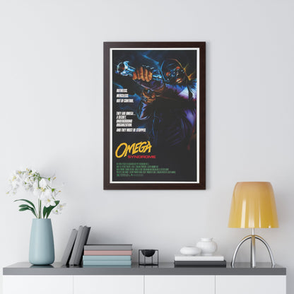 OMEGA SYNDROME 1986 - Framed Movie Poster-The Sticker Space