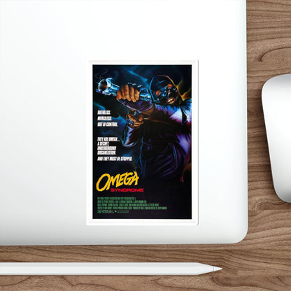 OMEGA SYNDROME 1986 Movie Poster STICKER Vinyl Die-Cut Decal-The Sticker Space