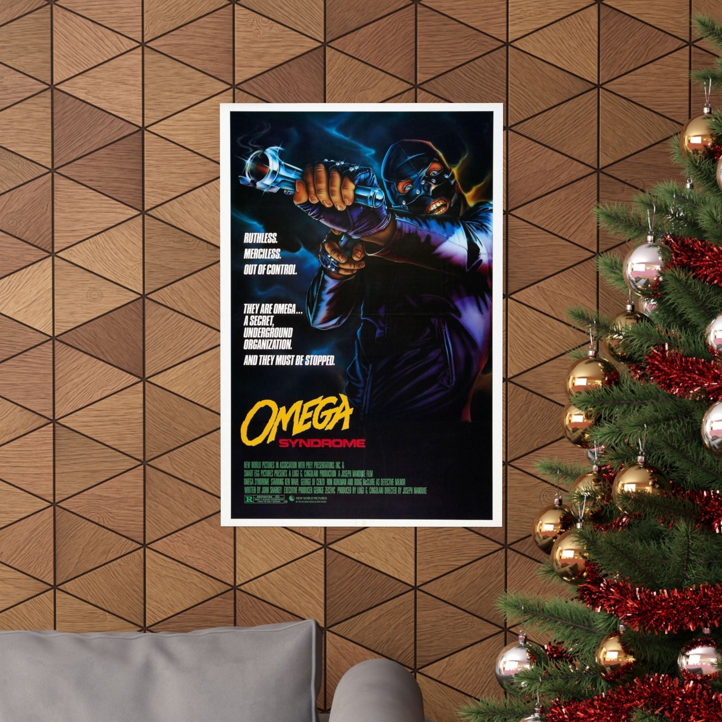 OMEGA SYNDROME 1986 - Paper Movie Poster-The Sticker Space