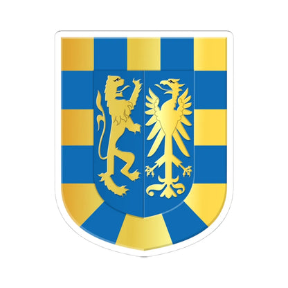 Ommen ambt wapen (Netherlands) (Coat of Arms) STICKER Vinyl Kiss-Cut Decal 4 Inch White - The Sticker Space