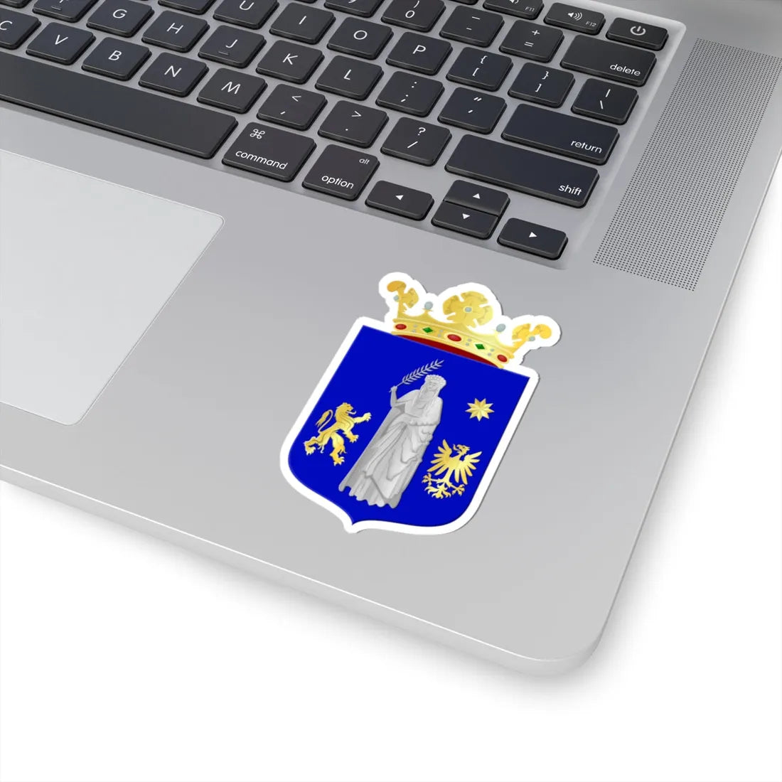 Ommen wapen (Netherlands) (Coat of Arms) STICKER Vinyl Kiss-Cut Decal - The Sticker Space