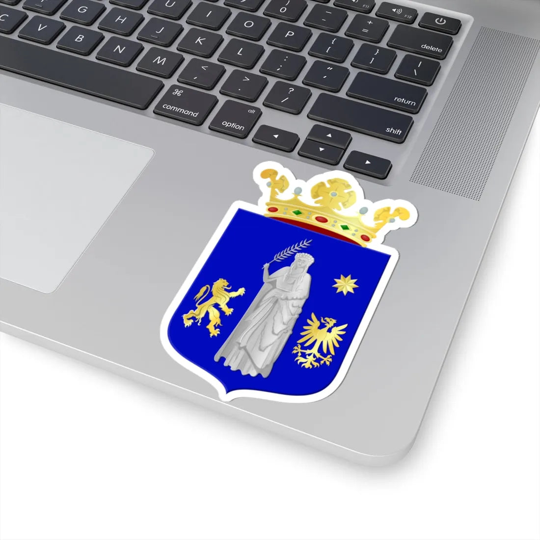 Ommen wapen (Netherlands) (Coat of Arms) STICKER Vinyl Kiss-Cut Decal - The Sticker Space
