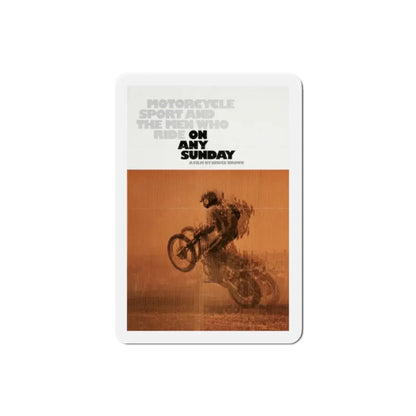 On Any Sunday 1971 Movie Poster Refrigerator Magnet - The Sticker Space