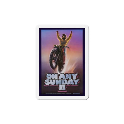 On Any Sunday II 1981 Movie Poster Refrigerator Magnet - The Sticker Space