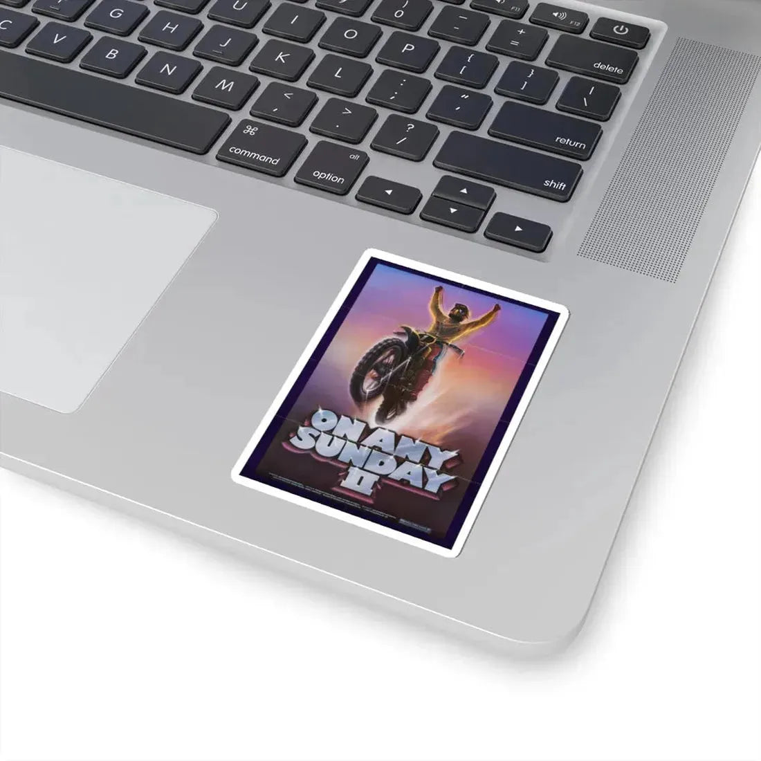 On Any Sunday II 1981 Movie Poster - STICKER Vinyl Kiss-Cut Decal - The Sticker Space