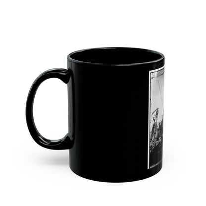 On Deck Of U.S.S. Arago, Off Charleston, Sc (U.S. Civil War) Black Coffee Mug-The Sticker Space