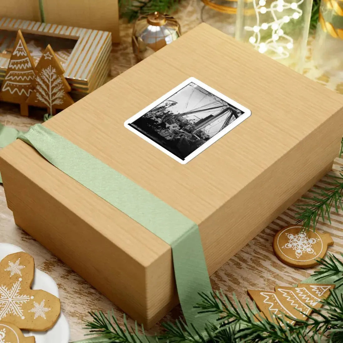 On Deck of U.S.S. Arago, Off Charleston, Sc (U.S. Civil War) STICKER Vinyl Kiss-Cut Decal - The Sticker Space