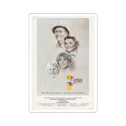 On Golden Pond 1981 Movie Poster STICKER Vinyl Die-Cut Decal 3 Inch - The Sticker Space